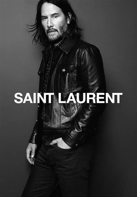 robert reeves model yves saint laurent|This is not a drill: Keanu Reeves is the new face of Saint Laurent.